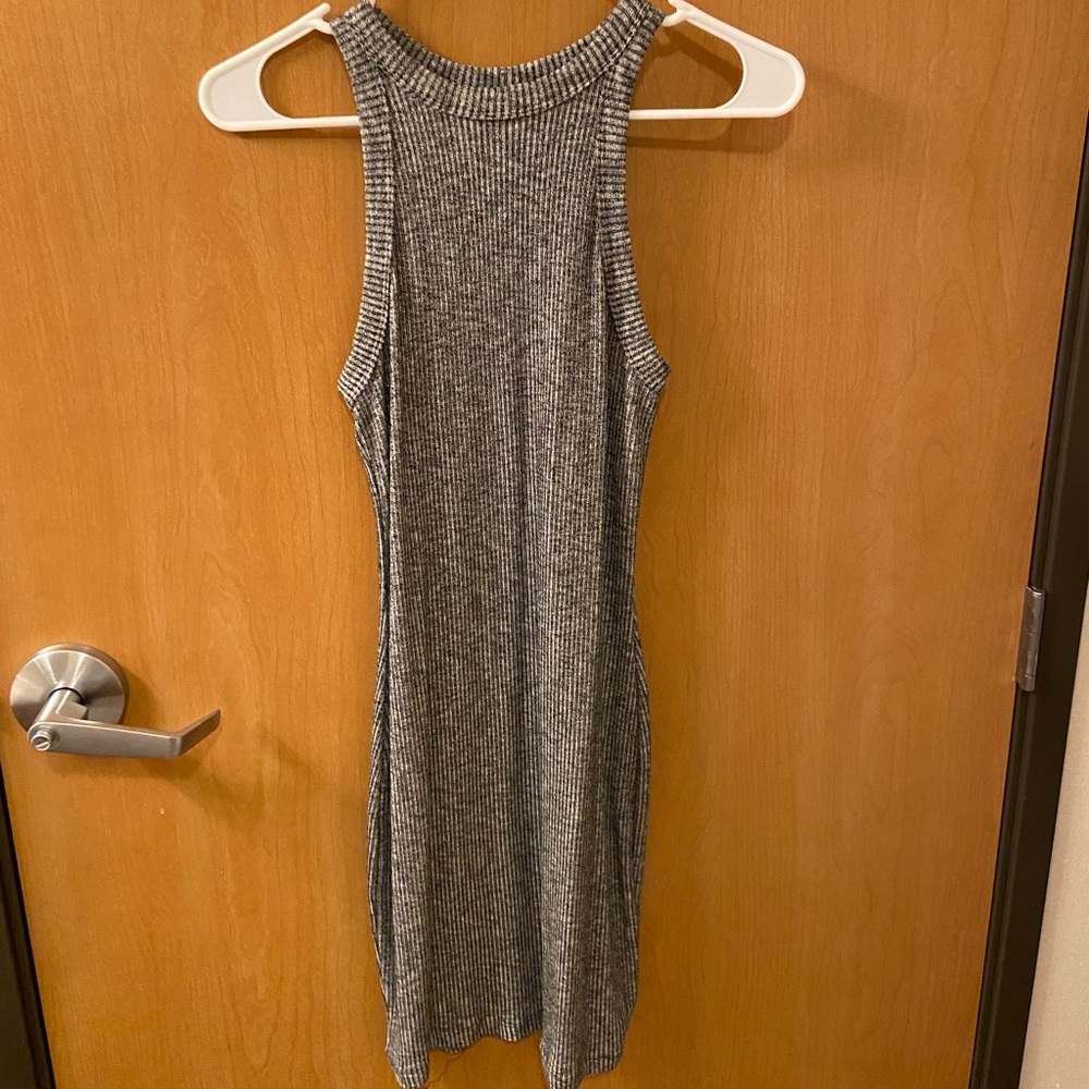 Gray bodycon dress